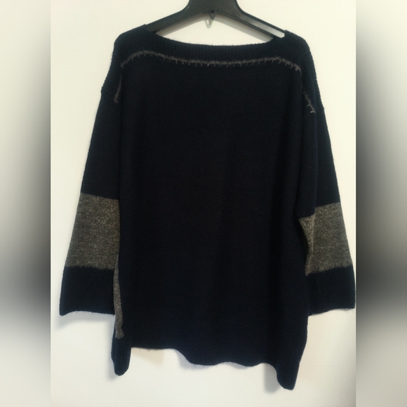 NEW Evans Navy Sweater / Size  2X - Picture 2 of 8